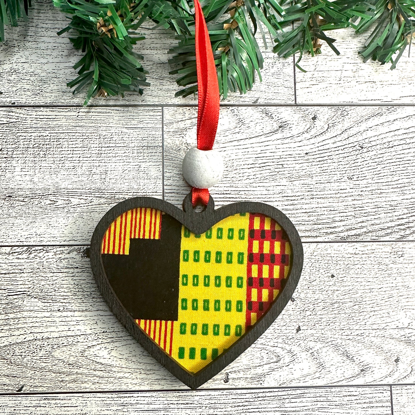 Kente Love Ornament