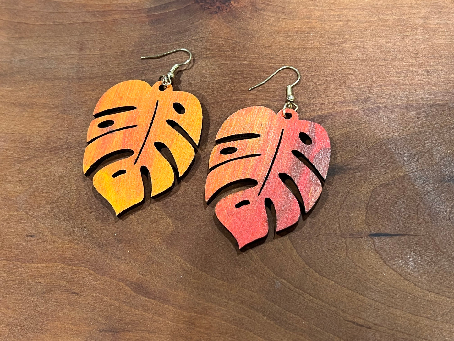 ‘Shades of Autumn’ Leaf Earrings